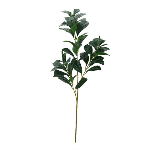 Artificial Rubber Leaf Branch-Rubberleaf-001