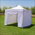 White outdoor canopy with 4 sides for weddings