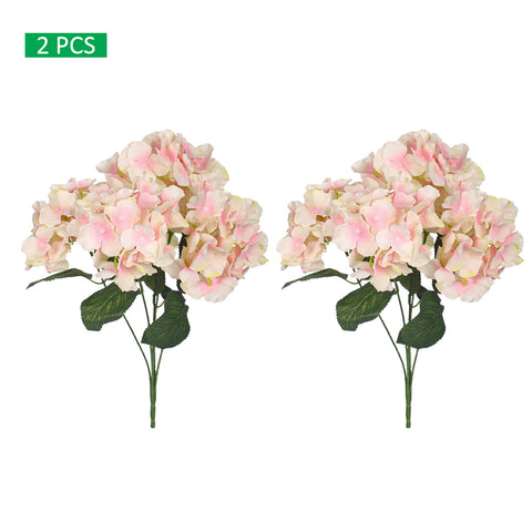 2pcs Artificial Silk Hydrangea Flower