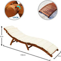 folding curved sun lounger