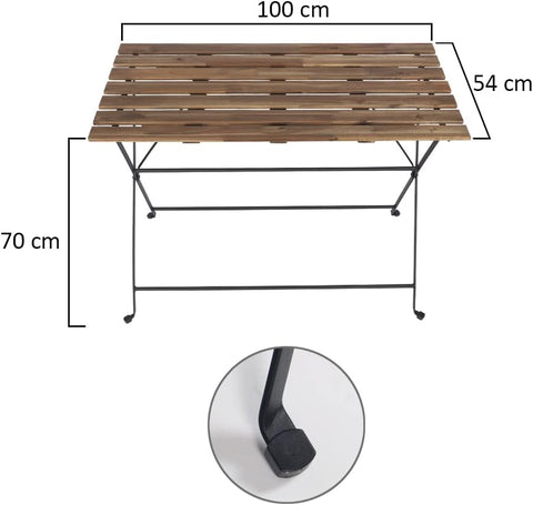 5-piece outdoor bistro set for garden and patio enjoyment