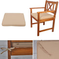 Wooden dining table and chairs set for family meals