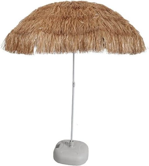 Eco-friendly Hawaiian tiki umbrella for outdoor use