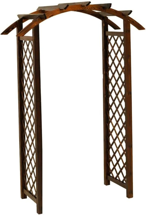 Enhance your outdoor space with our Wood Arbor Garden Gate.