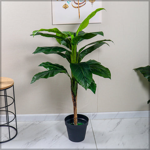 Artificial Banana Plant 1.2 Meters Tall in a modern interior decor