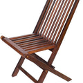 Durable foldable wooden garden chairs for easy storage