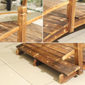 Outdoor Wooden Footbridge