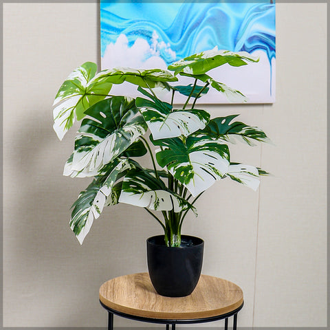 Tall Faux Monstera Plant