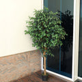 Tall artificial ficus tree for living rooms