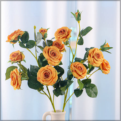 2pcs Artificial Long Stem Rose flowers