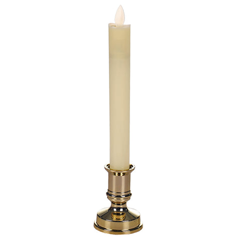 LED Candle with Gold Stand