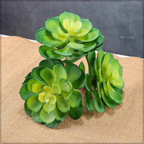 Decorative artificial echeveria