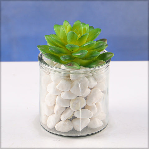 Realistic lotus succulent for decor