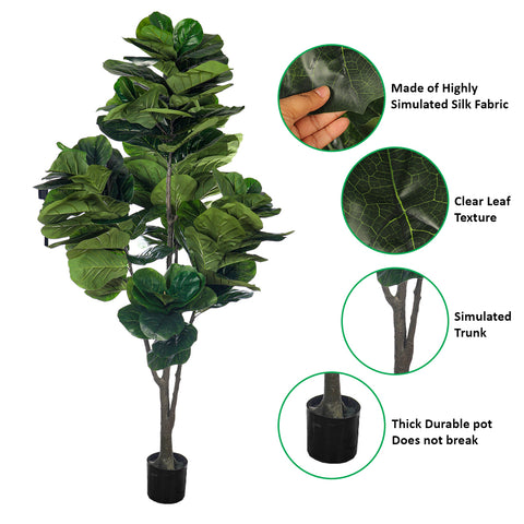 Artificial Fiddle Leaf Fig Plant