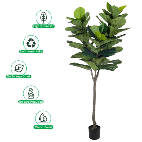 Artificial Fiddle Leaf Fig Plant