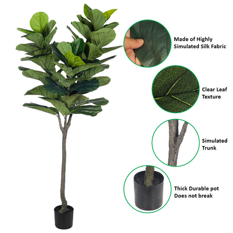 Artificial Fiddle Leaf Fig Plant