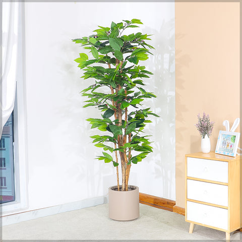 Potted Artificial Coffee Plant