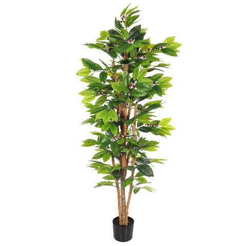 Potted Artificial Coffee Plant