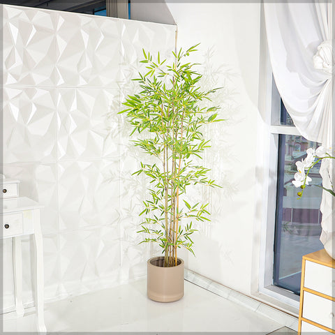 Faux Bamboo Plants