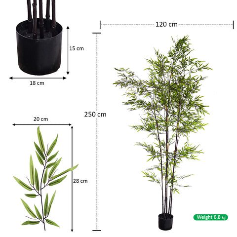 Nearly Natural Bamboo Plant 250cm High