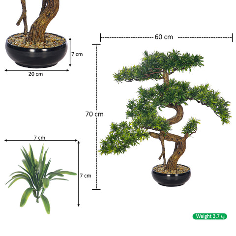 Artificial Potted Decorative Bonsai Plant