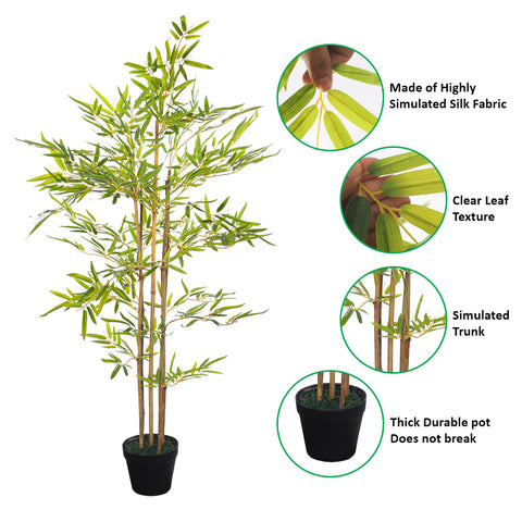 Faux Bamboo Plants