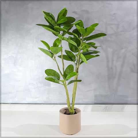 Potted Artificial Plant in Black Pot