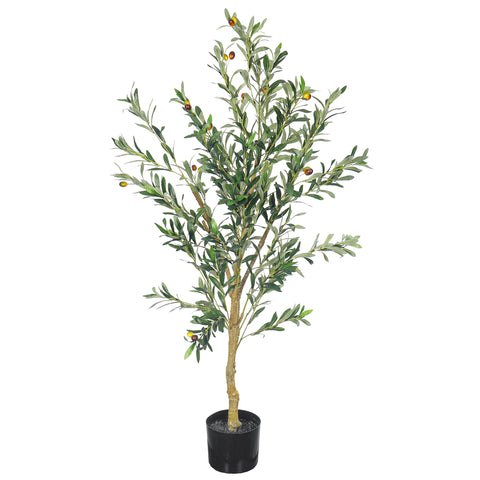 Faux Potted Olive Plant