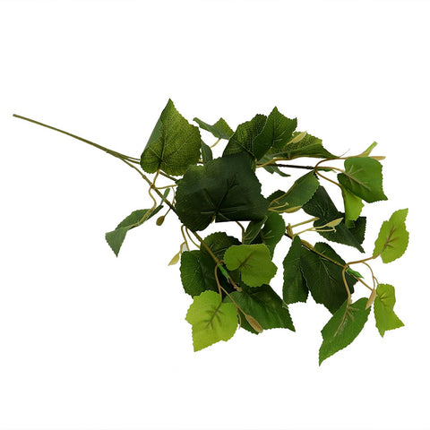 Artificial grapes leaf branches for home decor