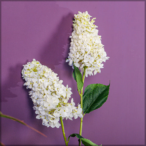 2Pcs Artificial Cone Hydrangea Spray