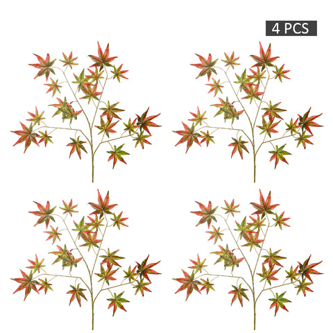 Faux maple leaves for rustic home decor