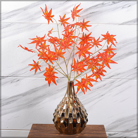 Faux Japanese maple leaves for home styling