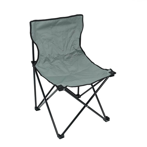 Portable folding camping chair with high-back design for comfort