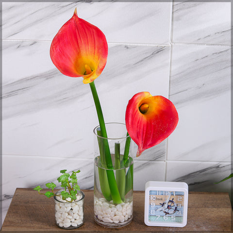 2pcs Artificial Calla Lilies Flowers