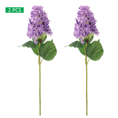 2Pcs Artificial  Hyacinth Hydrangea Flowers