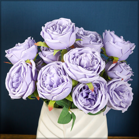 2pcs Artificial Rose Flower Bunch