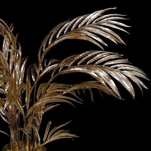 Golden artificial palm tree 55cm