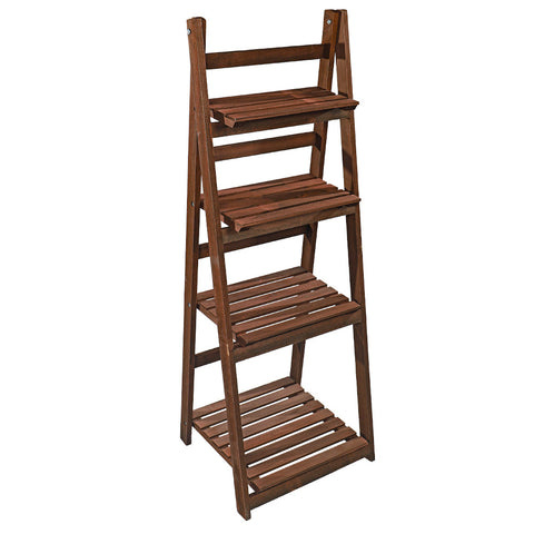 Elevate your gardening game with our three-tiered flower stand! 