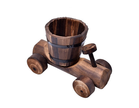 Creative Bicycle Shaped Wooden Pots