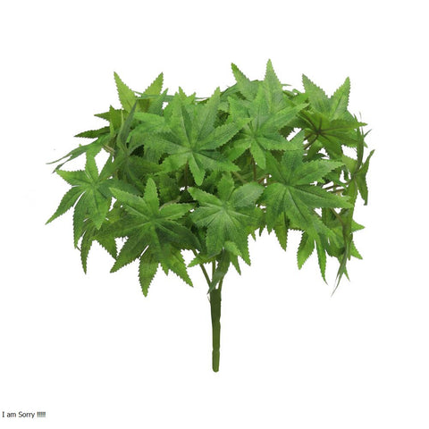 Artificial Cannabis Leaf for Modern Indoor Decor