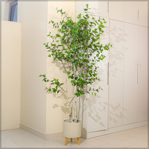 Artificial Birch Tree 2m High