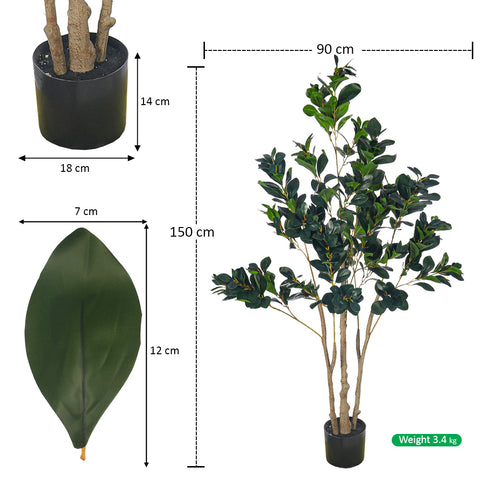 Artificial Rubber Plant