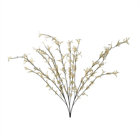 Faux leaves and decorative twigs for floral arrangements