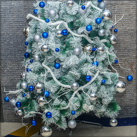 Fake Snow Frosted Christmas Tree