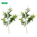 Artificial laurel leaves spray for rustic styling