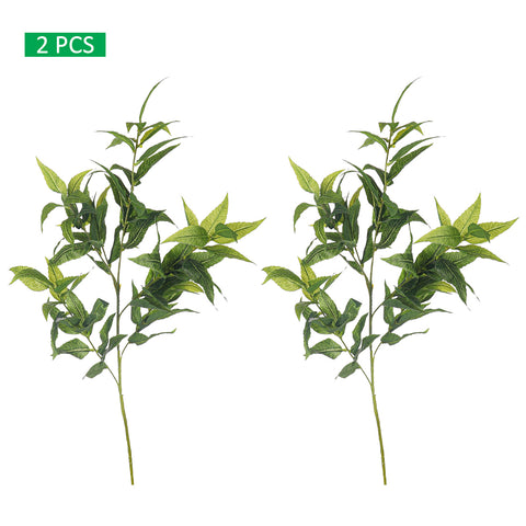 Artificial laurel leaves spray for rustic styling