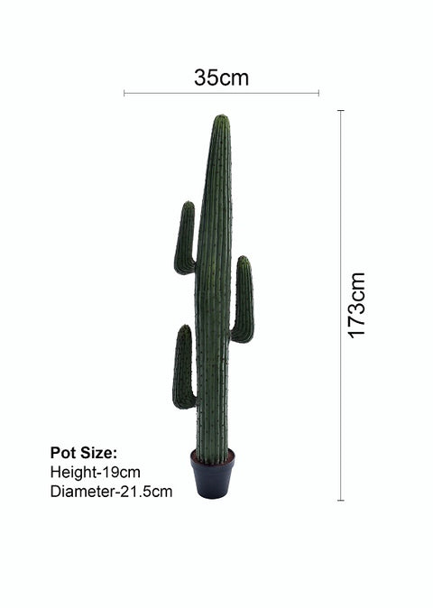 Large artificial cactus plant for home decor