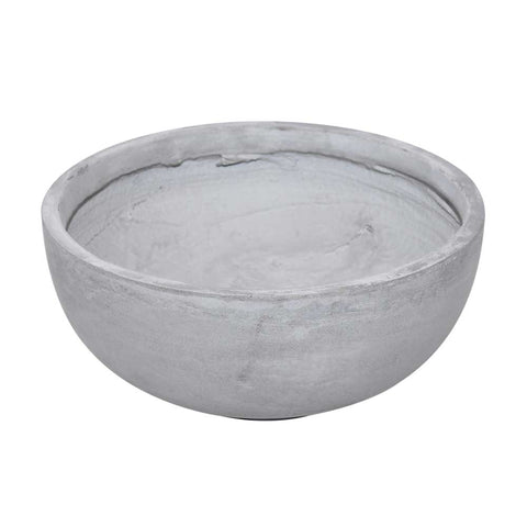 Oval garden cast stone planter