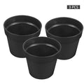 Durable black plastic pots UAE