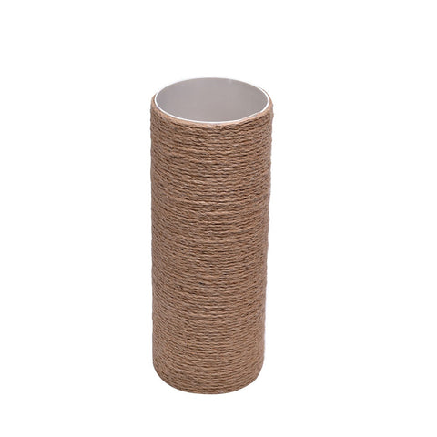 Cylinder Shape Vase With Rope Design